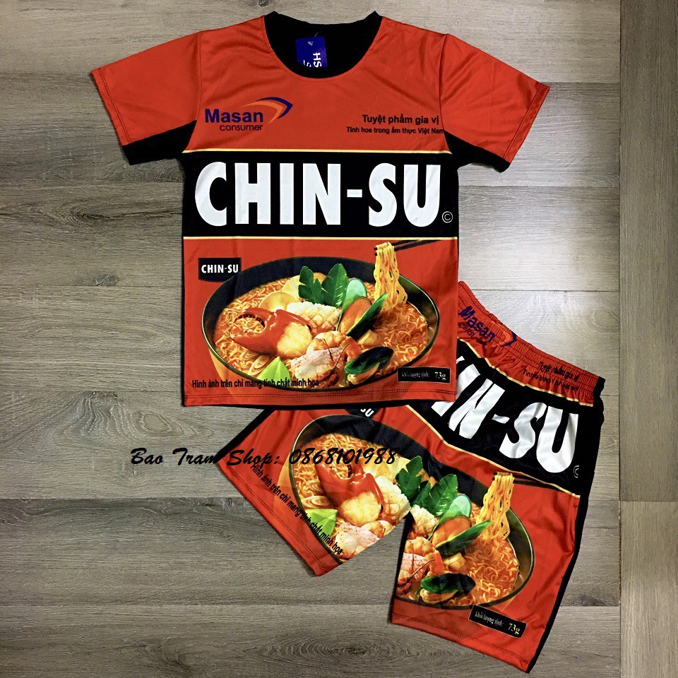 Bộ CHINSU 3D cả nhà cùng mặc 8-90kg co dãn thoáng mát, không bai xù | BigBuy360 - bigbuy360.vn