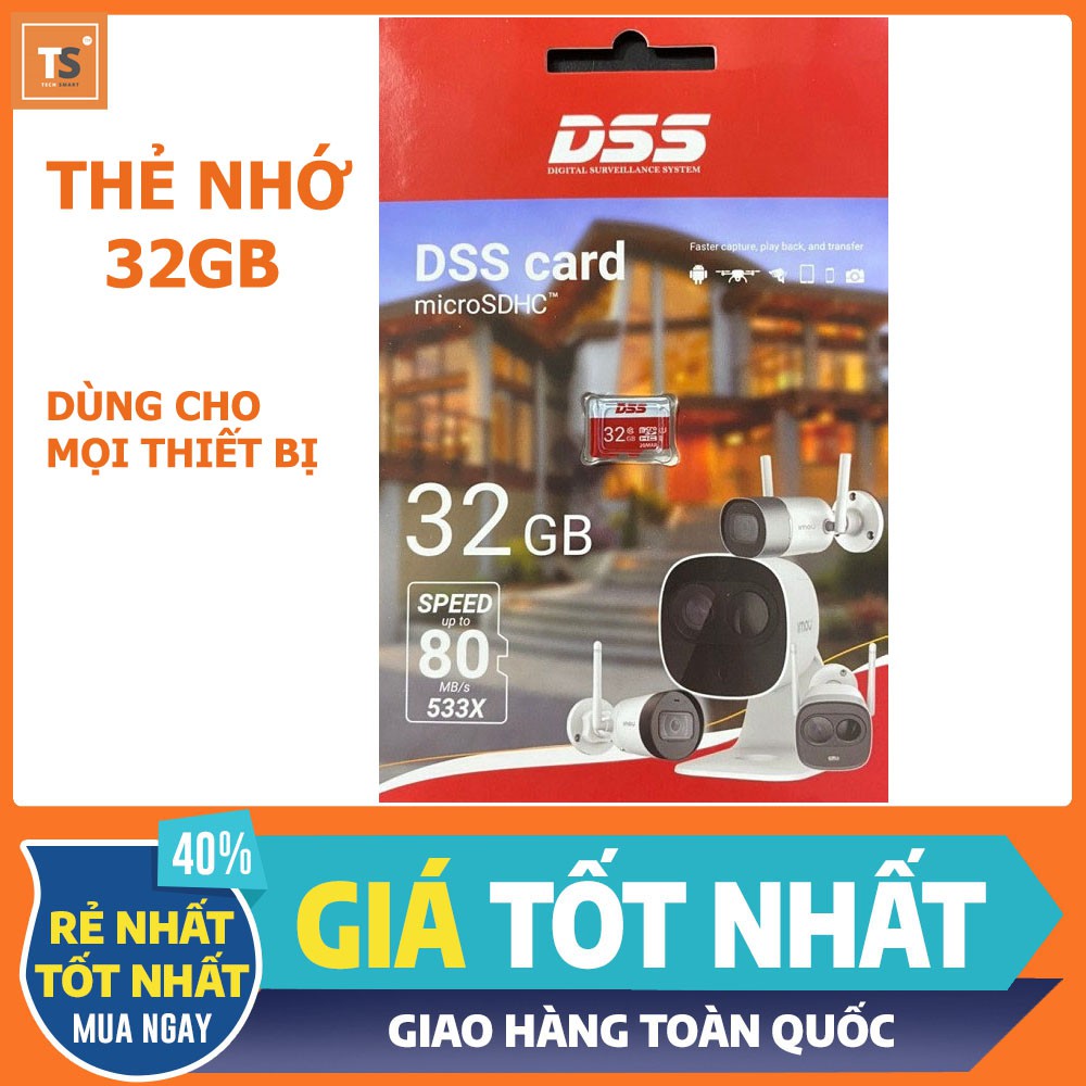 Thẻ Nhớ 32GB DSS Cho Camera, Máy Ảnh, Điện Thoại | BigBuy360 - bigbuy360.vn