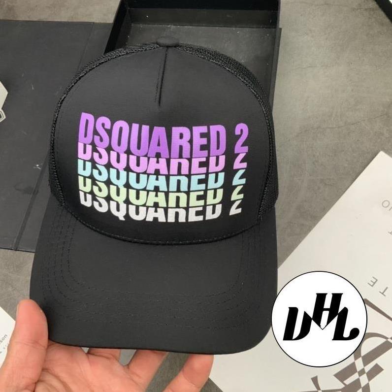 Mũ Lưỡi Trai Phối Lưới DSQUARED2 Khoá Nút Thời Trang Nam