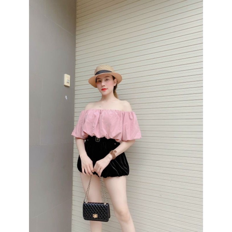 ÁO KIỂU TRỄ VAi BÁNH BÈO HAI LỚP, FREE SIZE, | BigBuy360 - bigbuy360.vn