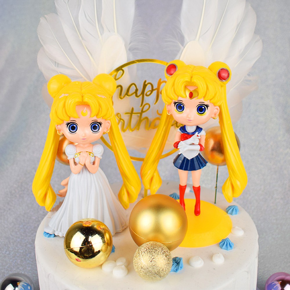 SAILOR MOON SAILOR MOON Mô Hình Thủy Thủ Mặt Trăng Trang Trí 11cm