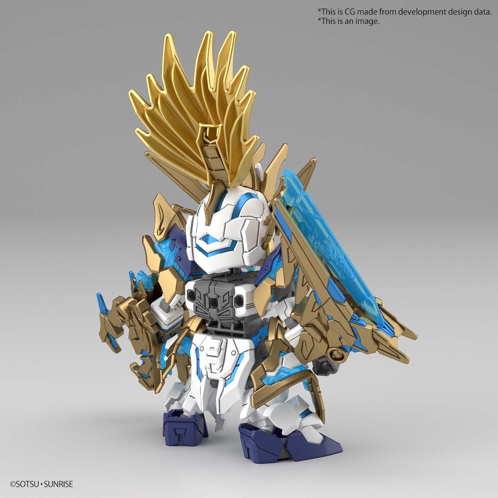 Mô Hình Lắp Ráp Gundam SD W World Heroes Qitian Dasheng Wukong Impulse Longzun Liubei Unicorn Bandai