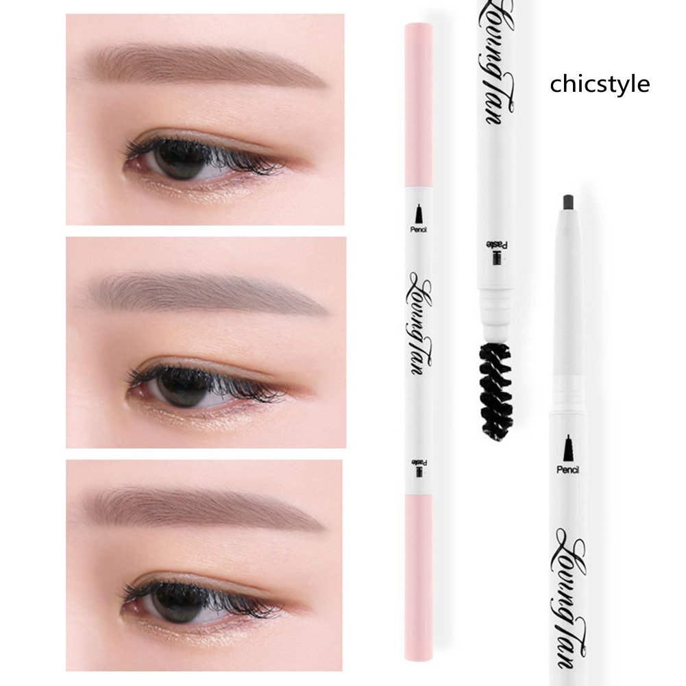 (Hàng Mới Về) Bút Chì Kẻ Lông Mày Hai Đầu Siêu Mịn Chống Thấm Nước Lâu Trôi | BigBuy360 - bigbuy360.vn