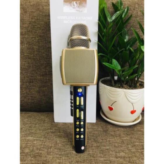 MICRO KARAOKE YS 92 BLUETOOTH KHÔNG DÂY HỖ TRỢ GHI ÂM ĐỔI GIỌNG - BẢO HÀNH