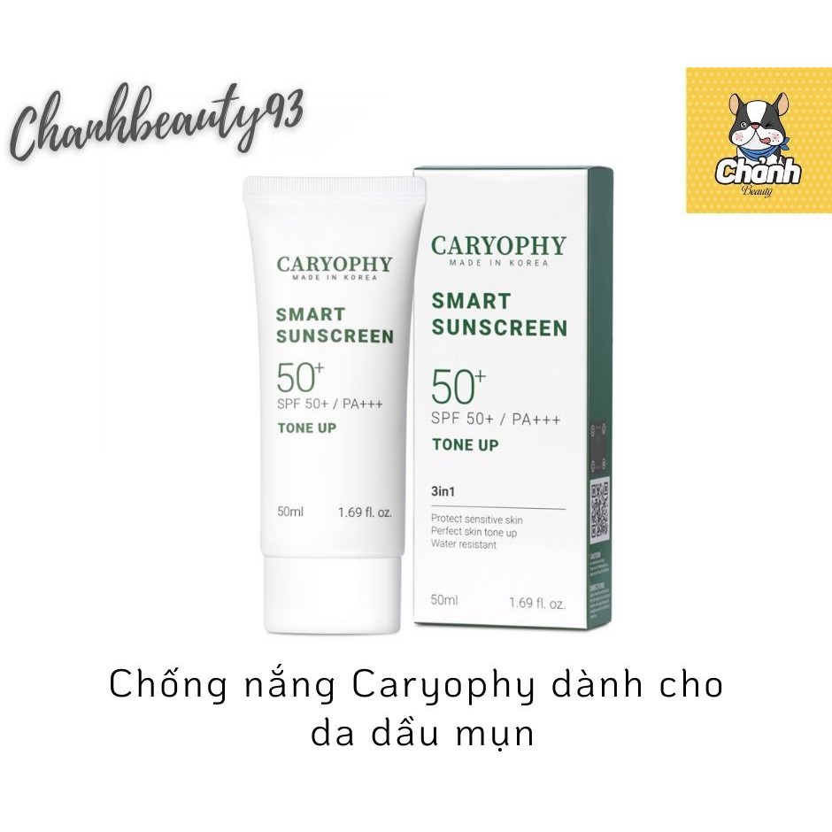 Kem chống nắng thông minh CARYOPHY SPF50+ PA+++ Tone Up 50 mL