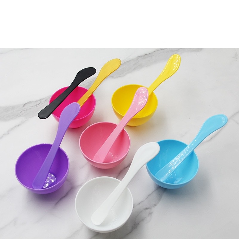 Bát Nhựa Dẻo Loại Dày Chén Nhựa Trộn Mặt Nạ Bát Nhựa Chơi Đồ Hàng Trẻ Em