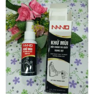 Khử mùi hôi chân và giầy nano