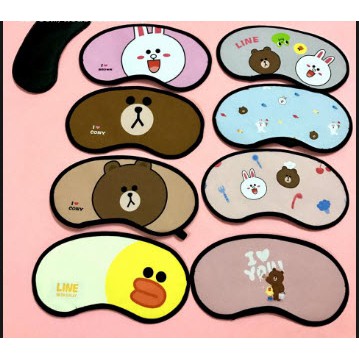 Bịt mắt ngủ gấu brown thỏ cony vịt sally BMN1 cute dễ thương