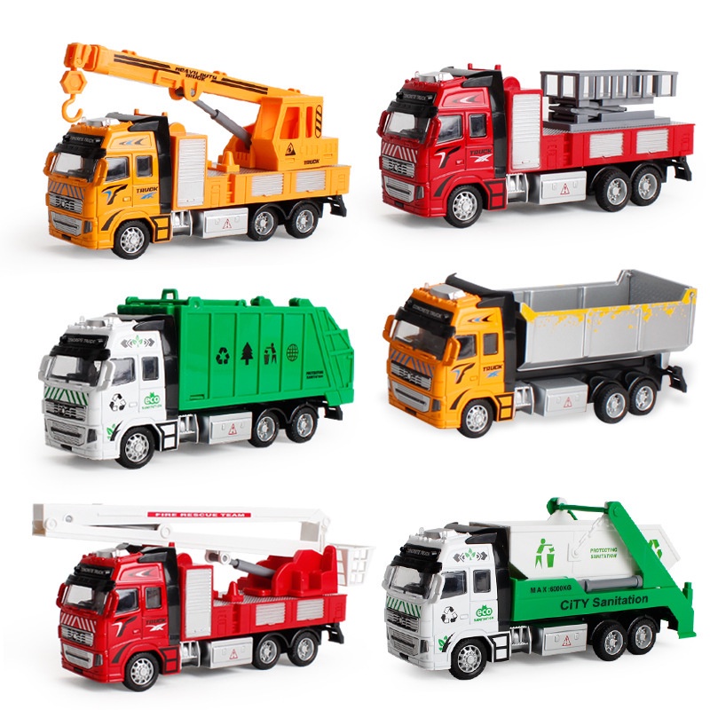 Đồ Chơi Mô Hình Xe Hơi Lưng Kéo Bằng Hợp Kim Dễ Thương Cho Bé