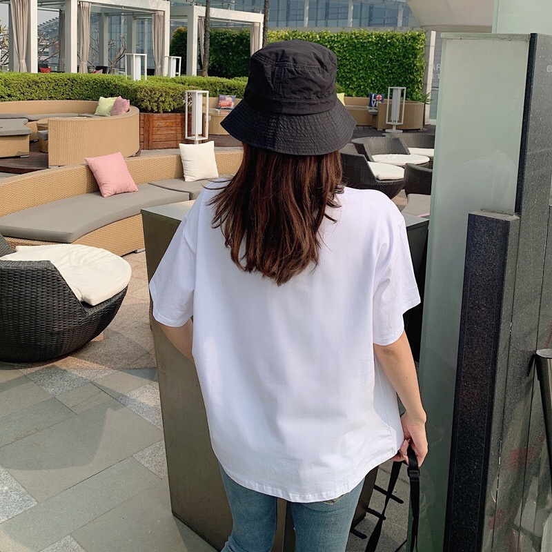 Áo Thun Trơn nữ - Trắng + Đen cotton 100% hàng VN SX