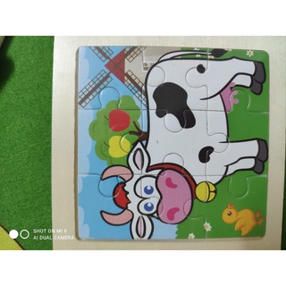 Tranh gỗ ghép 9 miếng cho bé