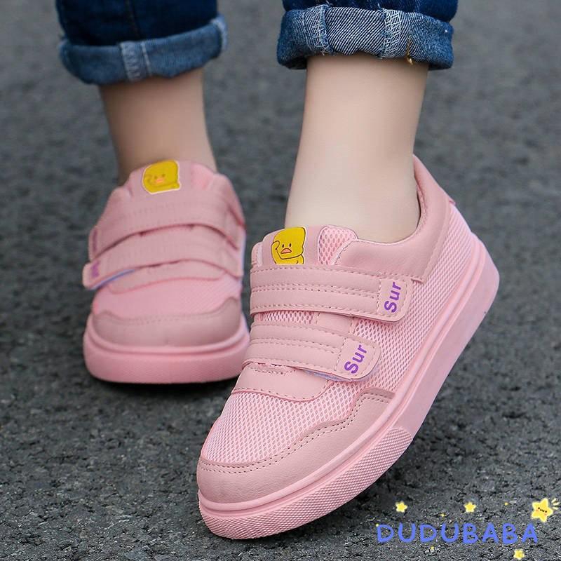 Giày thể thao khóa cài nylon thoáng khí thoải mái cho bé size 26-37