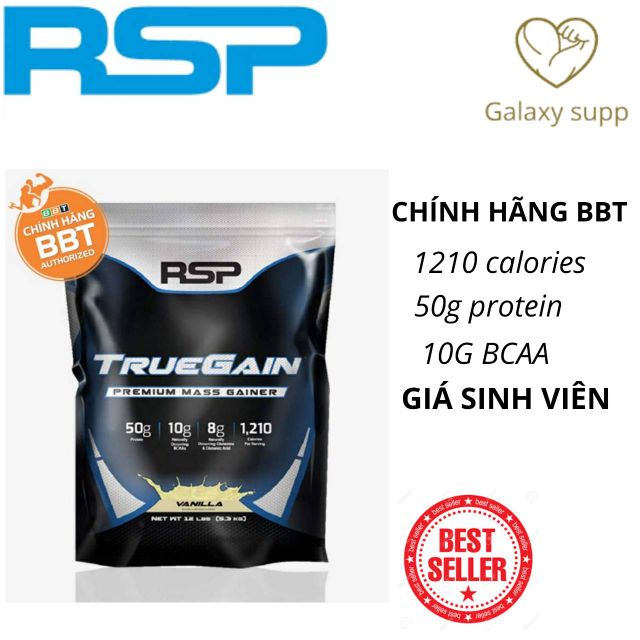 Mass RSP TrueGain - Mass tăng cân hạn chế mỡ giá sinh viên