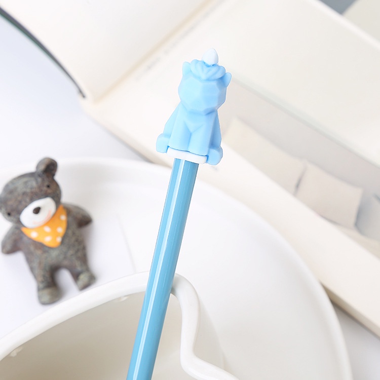 Bút mực gel phong cách động vật hoạt hình 3D xinh xắn