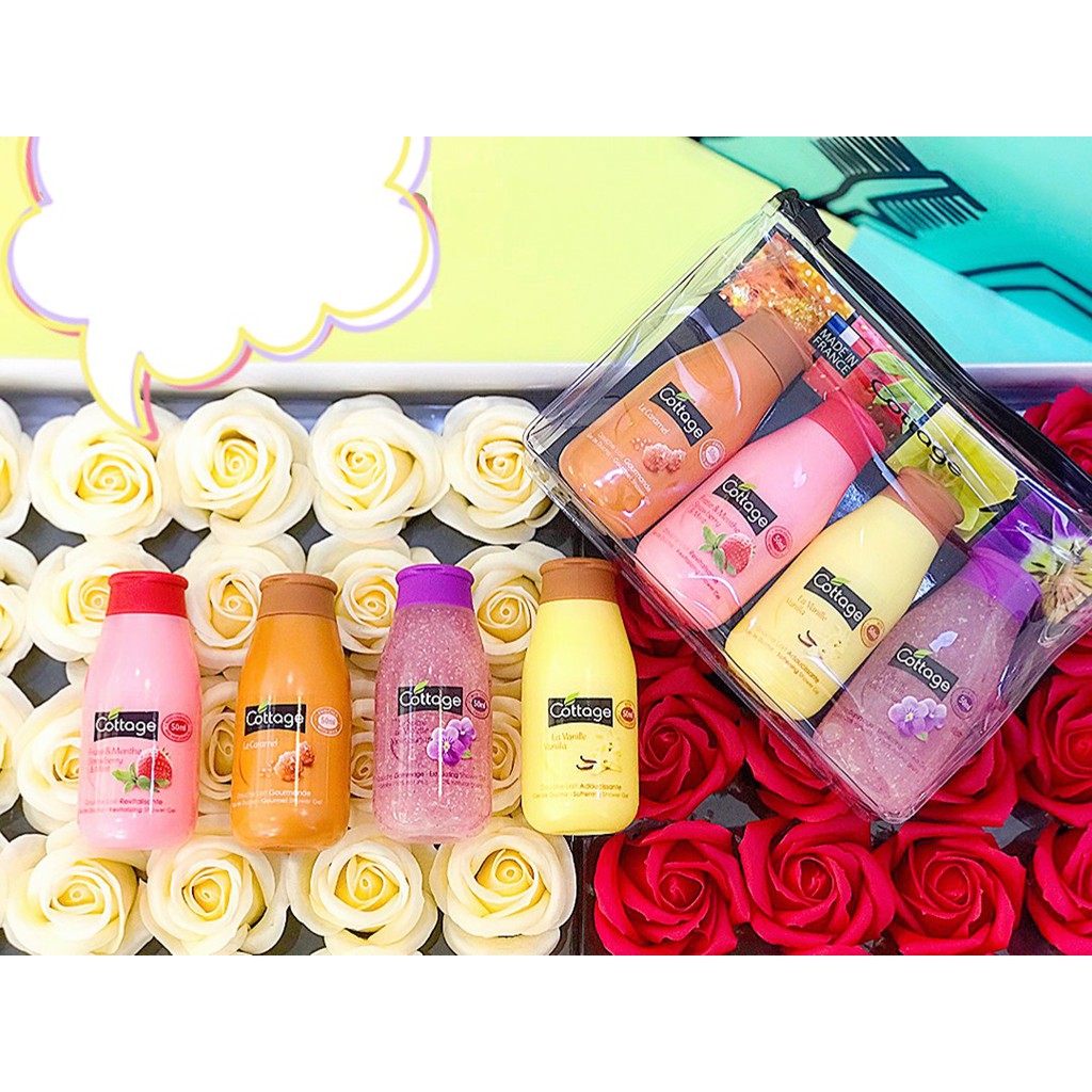 Sữa tắm cottage mini 50ml/250ml/750ml