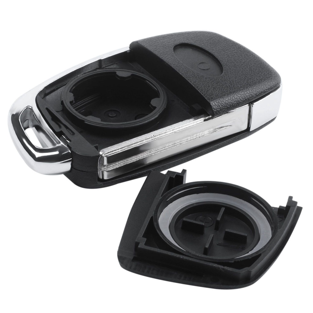 Flip Key Shell fit for HYUNDAI ix45 Santa Fe Remote Key Case Fob 3-Button Black