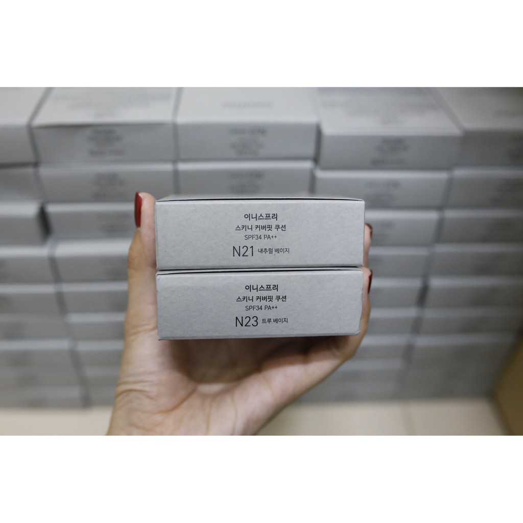 [Cam kết chính hãng] Phấn Nước Che Phủ Cao, Dưỡng Ẩm, Cho Lớp Nền Rạng Rỡ Innisfree Water Fit Cushion | BigBuy360 - bigbuy360.vn