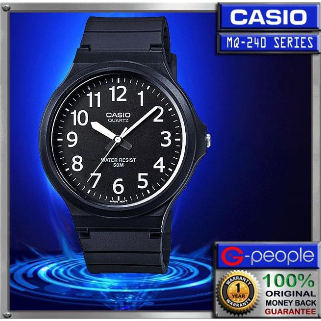 Đồng Hồ Casio Nam Dây Nhựa Trẻ trung MW-240-1BV Chính Hãng [HÀNG CHÍNH HÃNG]