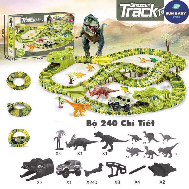 BỘ LẮP GHÉP CÔNG VIÊN KHỦNG LONG 240ct