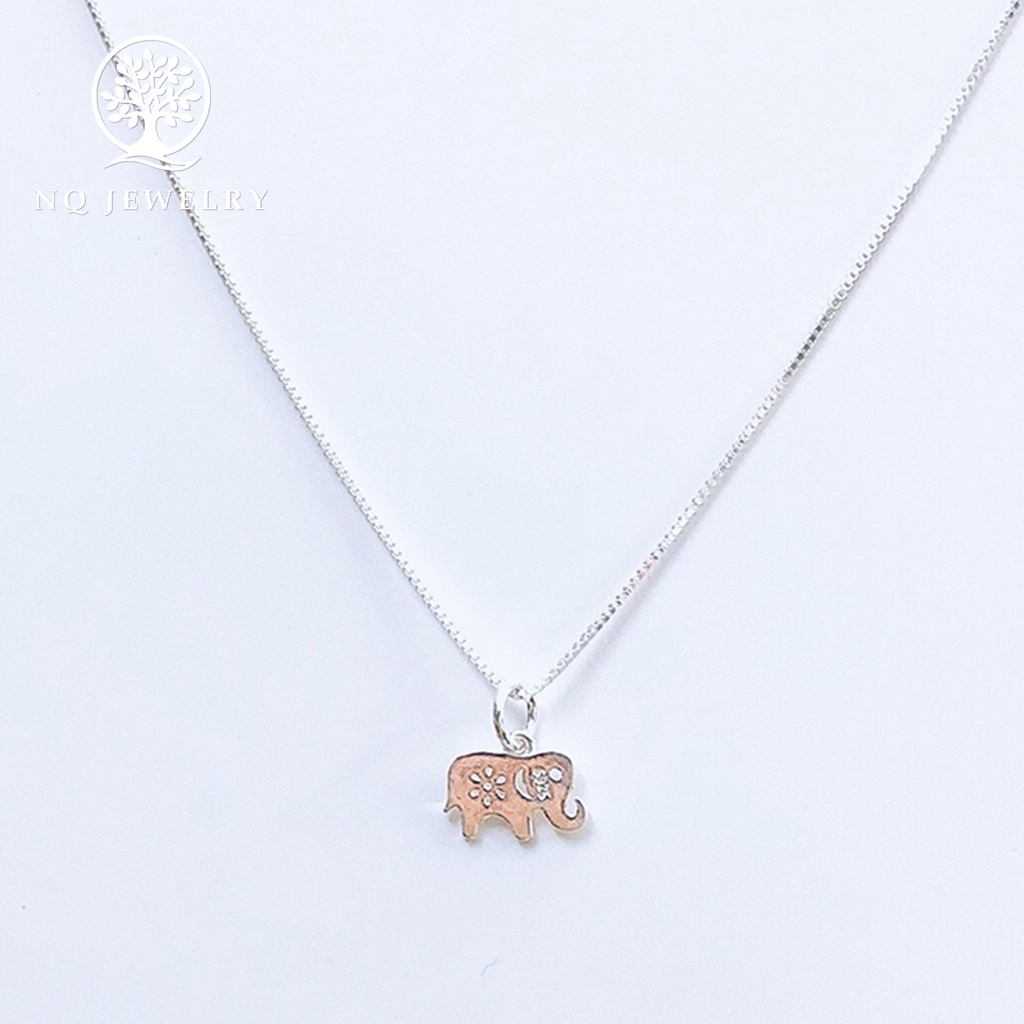 Dây chuyền bạc mặt voi - NQ Jewelry