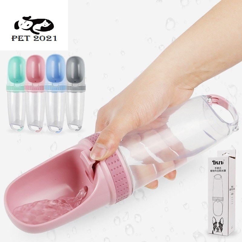 Bình Uống Nước Cầm Tay Cho Chó Mèo
