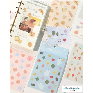 sticker washitape đáng yêu