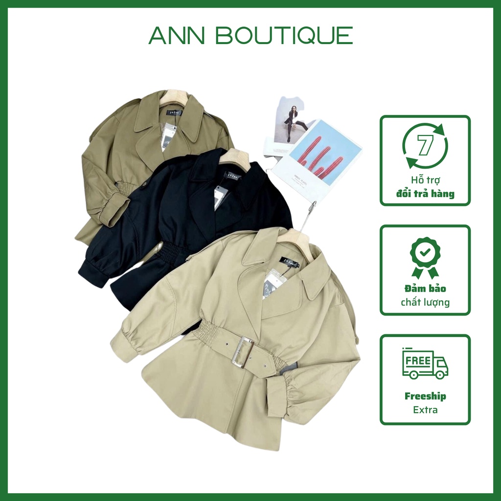 Áo Kaki Đai Sắt Sành Điệu Mẫu Mớii Ann Boutique - 147