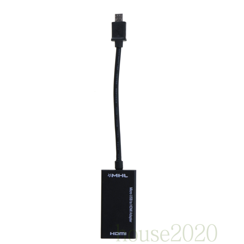 Dây Cáp Chuyển Đổi Mhl Micro Usb Sang Hdmi Hd Tv Cho Samsung Galaxy S2 Htc Bg