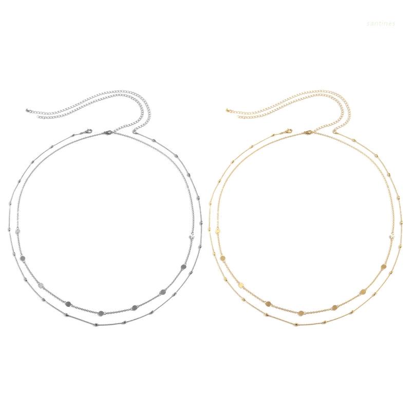 Dây Chuyền Đeo Bụng Hai Lớp Thời Trang Dành Cho Nữ