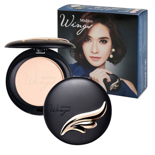 Phấn nền kiềm dầu che phủ cực tốt Mistine Wings Extra Powder Thái Lan 10g