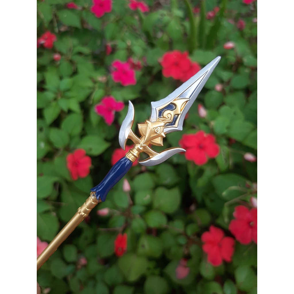 [ Tặng đế ][ 21cm ] Mô hình móc khóa Hắc Ảnh thương - Genshin Impact - Baystore