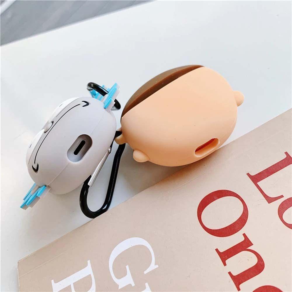 Vỏ Bảo Vệ Hộp Sạc Tai Nghe Bluetooth Airpod 1 2 Họa Tiết Hoạt Hình Rick Lấp Lánh 3D