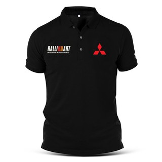 Áo polo tay ngắn kiểu công sở cá tính cho nam và nữ mitsubishi plus size 3xl