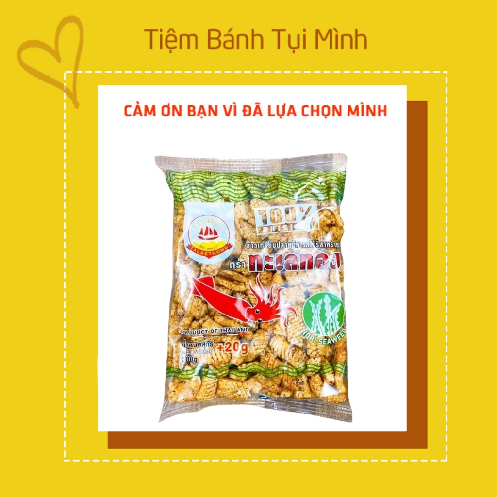 Snack Mực Thái Lan Talaethong vị Rong biển 220gram