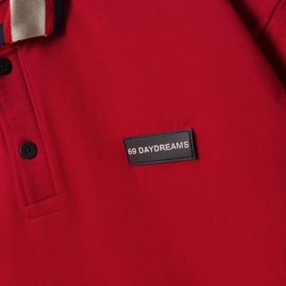 69 DAYDREAMS - Áo Thun Cổ Trụ RED STRIPE BASIC POLO