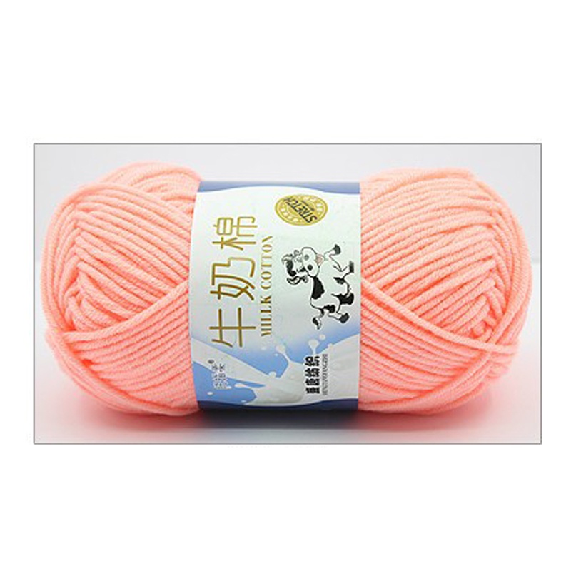 Cuộn Len Sợi Cotton 5ply 50g Dùng Để Đan Len / Đan Áo Quần