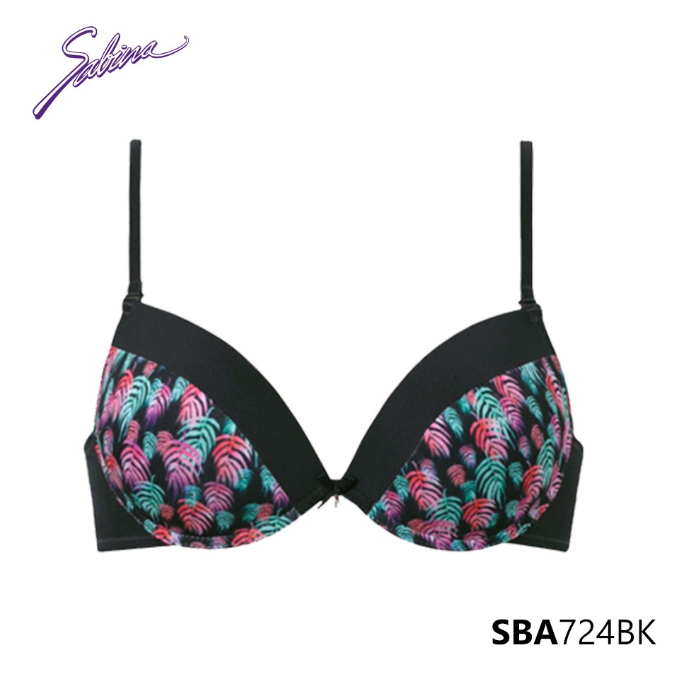 Áo Lót Siêu Nâng Ngực Hoa Văn Fashion Doomm Doomm By Sabina SBA724BK