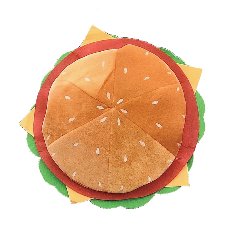 Mũ Hình Bánh Hamburger Hoạt Hình Vui Nhộn Thời Trang Cho Bé