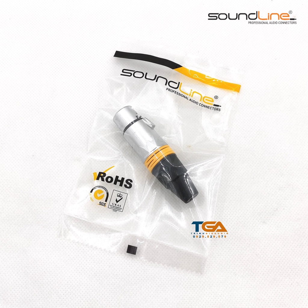 Jack rắc canon, xlr hàn dây, cắm microphone, chân đồng. mạ chrome sáng đẹp