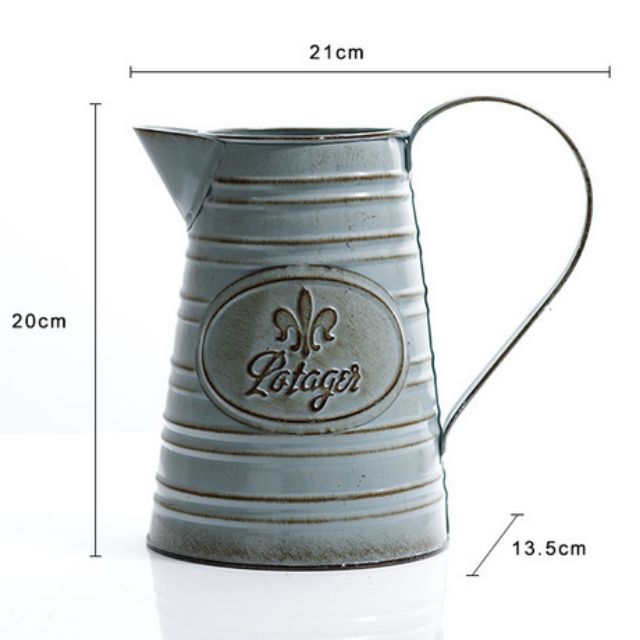 Bình tưới , xô sắt, chậu cây