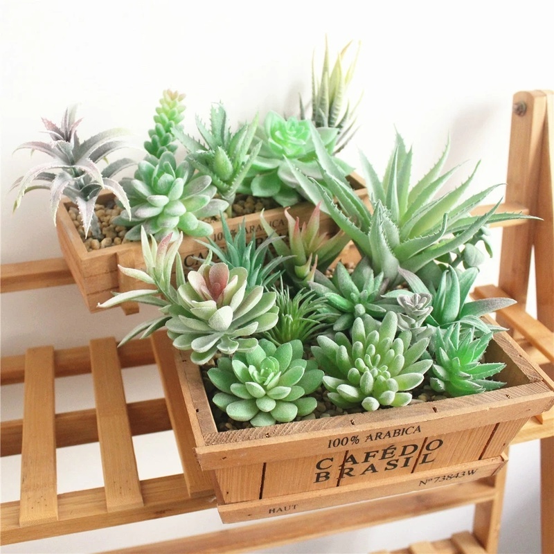 Cây Xương Rồng/Hoa Nhân Tạo Độc Đáo Trang Trí Bàn Làm Việc/ Tiệc Cưới/ Sân Vườn DIY
