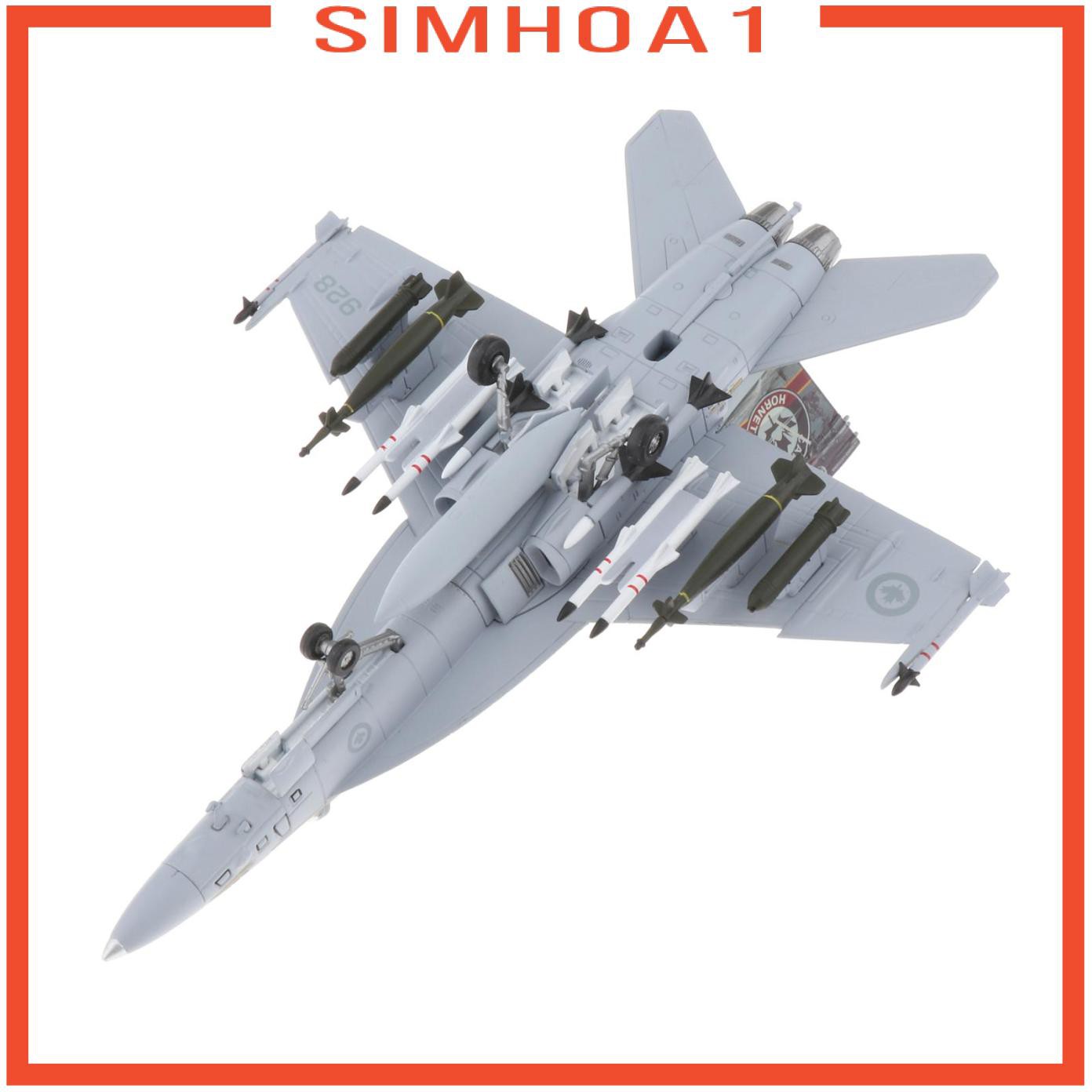 Mô Hình Máy Bay Chiến Đấu F / A-18 F18B Tỉ Lệ 1 / 100