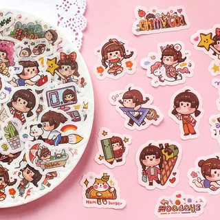 Set 50 hình dán sticker trang trí