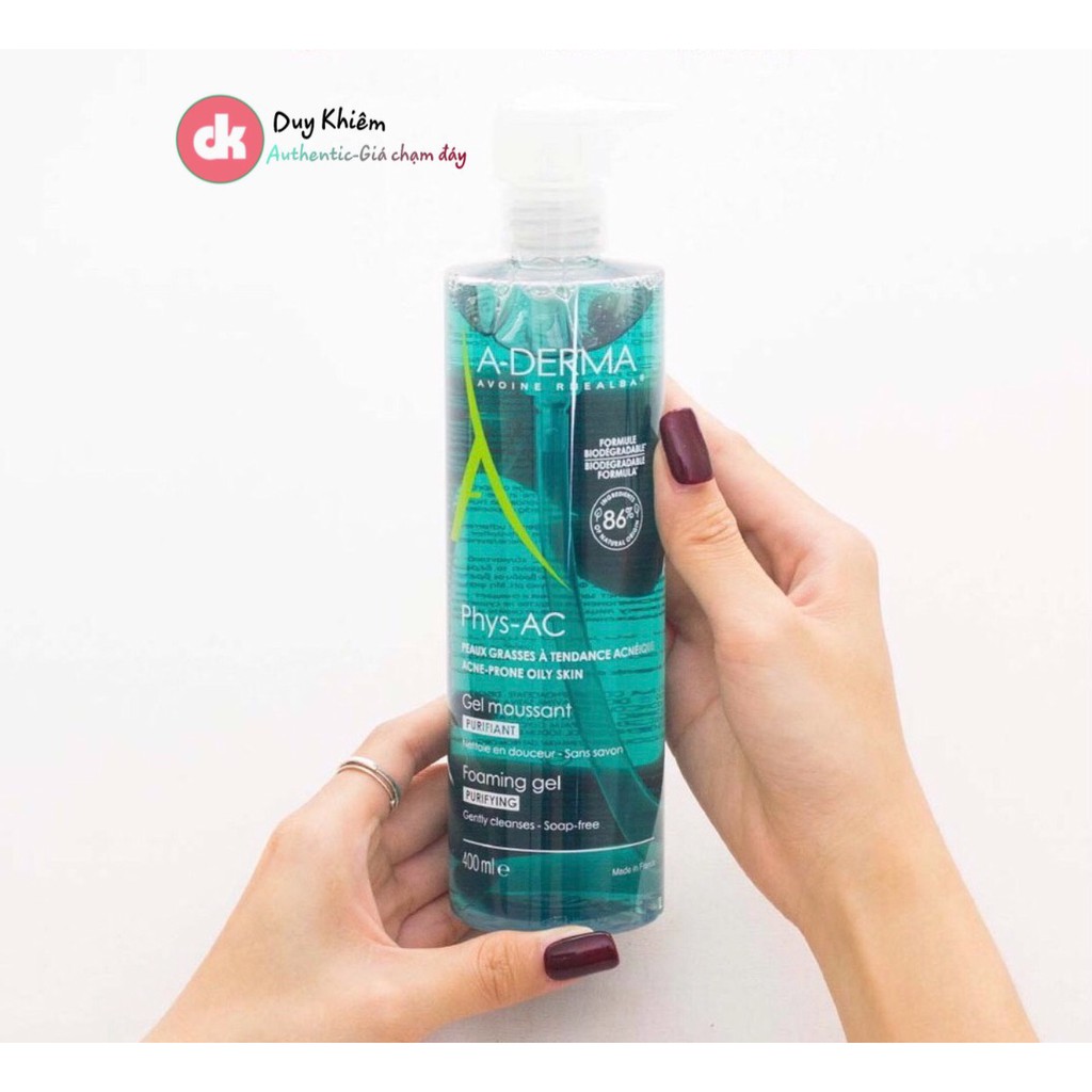 Sữa Rửa Mặt A-Derma Gel Moussant Purifiant Phys-Ac | BigBuy360 - bigbuy360.vn