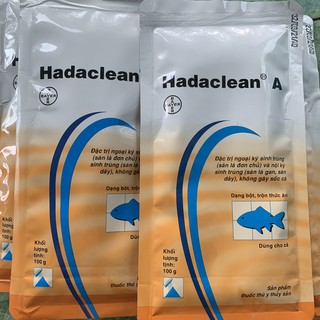 Hadaclean A phòng ký sinh trùng, không gây sốc cho cá 100g