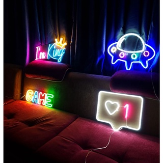 Đèn Led Neon Decor Phòng Ngủ Mẫu Mã Đa Dạng - BinaShop