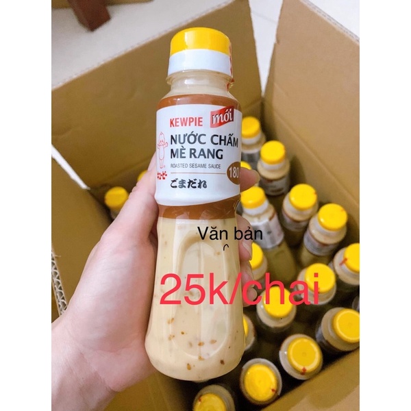 CHAI XỐT MÈ RANG KEWPIE 180 ML