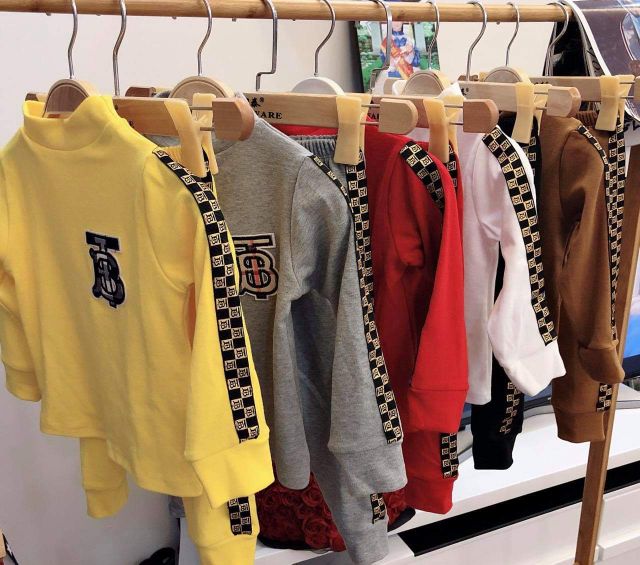 Sét bộ cotton len cổ 3 phân cho cả bé trai bé gái