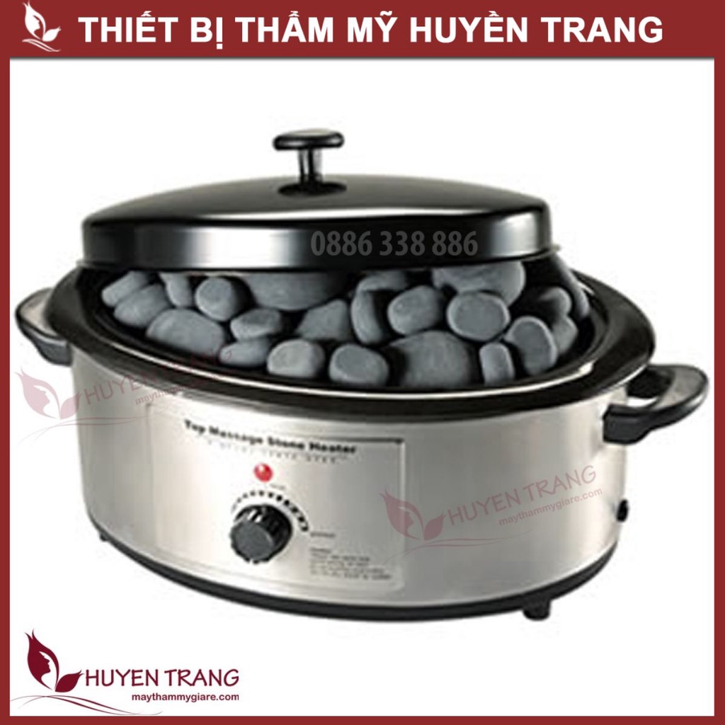Nồi Hấp Nóng Đá Nóng Massage Body Đả Thông Kinh Lạc Công Suất Cao 750W - Thẩm Mỹ Huyền Trang NANOCEE
