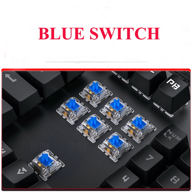 Bàn phím cơ ZK3 chuẩn cơ blue switch, led full chế độ, phím tach tạch chơi cực đã...BH 12 Tháng
